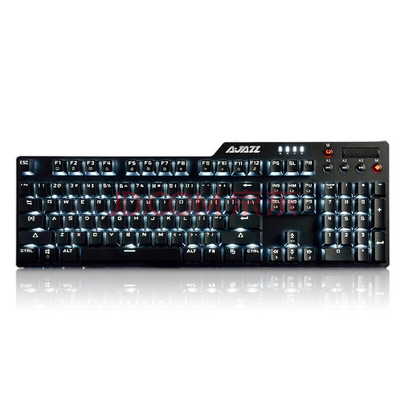 黑爵（AJAZZ）刺客Ⅱ AK35i 合金机械键盘 青轴 黑色 白光164元