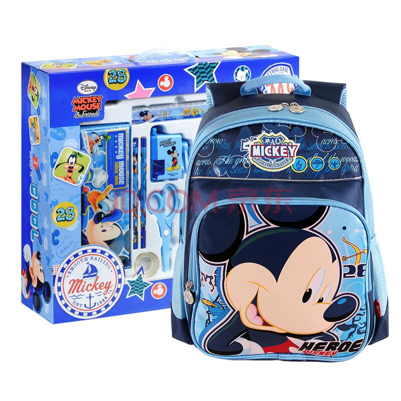 迪士尼（Disney）DM0900-5A 精装小学生文具套装/含书包水杯/17件套蓝色 *4件477元（合119.25元/件）