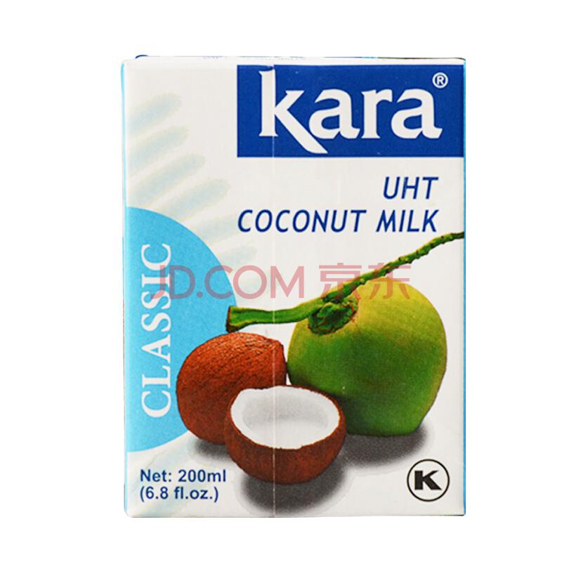 印尼进口 佳乐 （kara）椰浆 印尼风味 西米露甜品烘焙咖喱伴侣 200ml *14件55元（合3.93元/件）