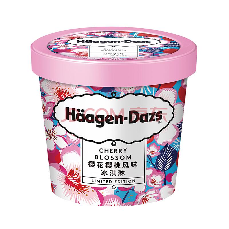 Haagen-Dazs 哈根达斯 冰淇淋 樱花樱桃口味 100ml *6件87.5元（双重优惠）