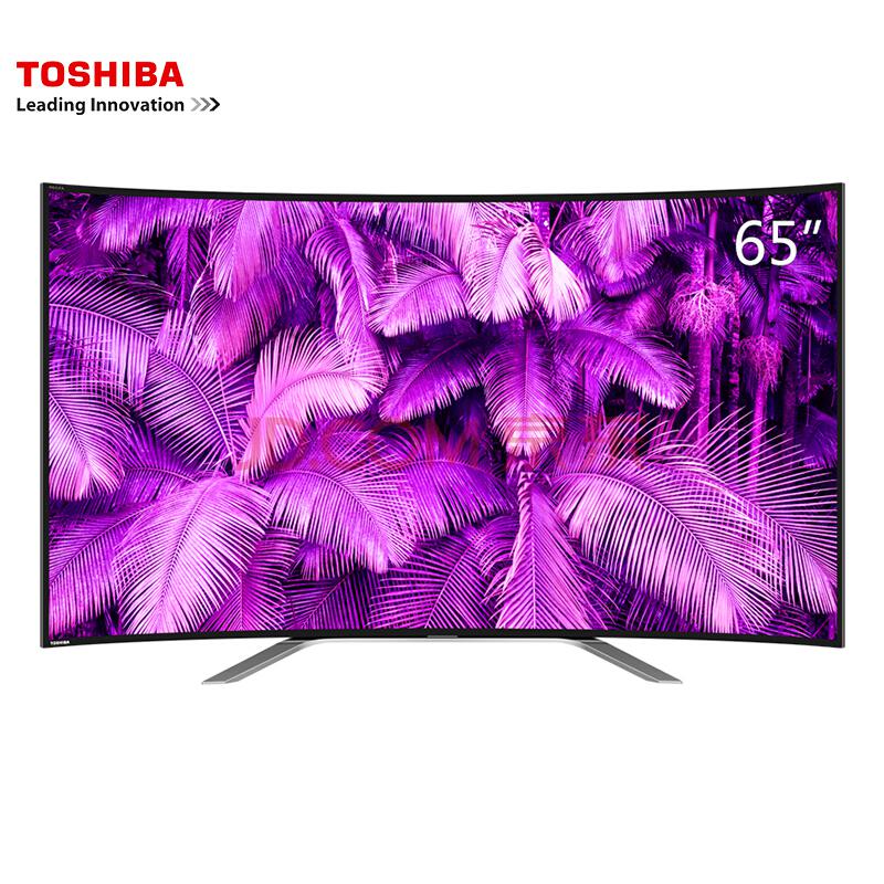 东芝（TOSHIBA）65U8600C65英寸4K超高清安卓智能语音WiFi曲面超薄液晶电视（黑色）6399元