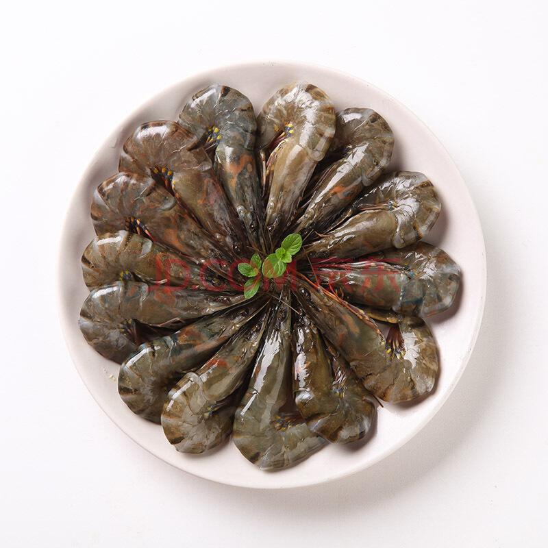 简单滋味 越南黑虎虾草虾 400g/袋 16-20只 火锅 海鲜25元