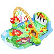 澳贝（AUBY） 益智玩具 森林钢琴健身架 婴幼儿摇铃音乐盒健身器 踢踏琴 钢琴 软垫 463325DS