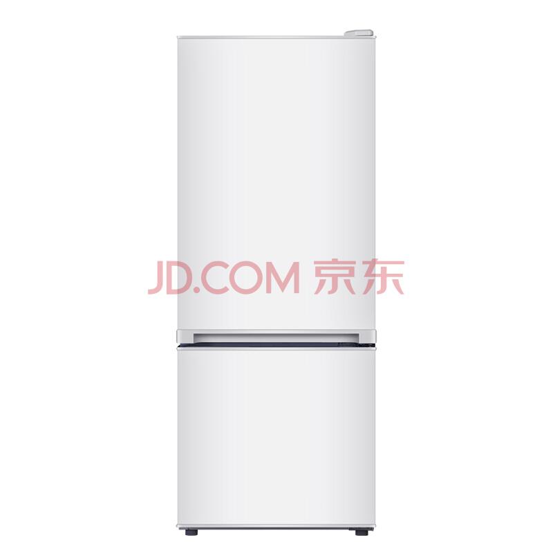 康佳（KONKA）155升匀冷冰箱双门冰箱金属面板保鲜静音（白色）BCD-155C2GBU799元
