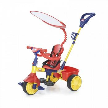 小泰克（littletikes）三轮车儿童脚踏童车3合1推行三轮车红色9-36个月美国品牌438元