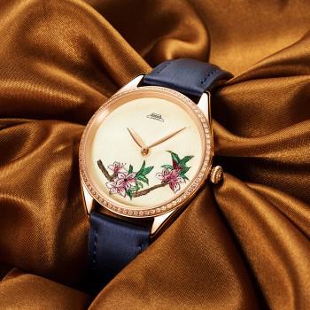 北京手表 丝语系列BL110002手工苏绣女士时装腕表