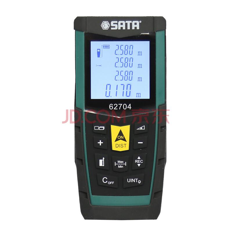世达（SATA）62704 手持式激光测距仪 红外线测量仪器电子尺量房仪60米 *3件1437.6元（合479.2元/件）