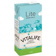 VITALIFE 维纯 低脂UHT牛奶1箱 1Lx12盒 *3件