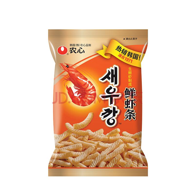 【京东超市】农心 NONG SHIM 原味鲜虾条 90g 袋装 *20件