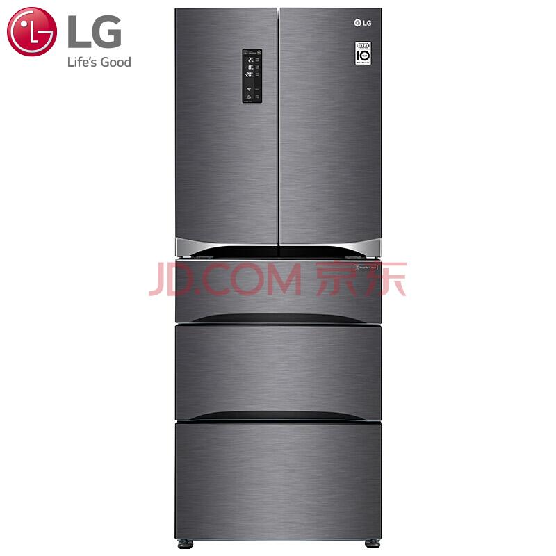 LG447升大容量多开门冰箱线性变频风冷无霜冰箱流星银GR-K40PNDQ6299元