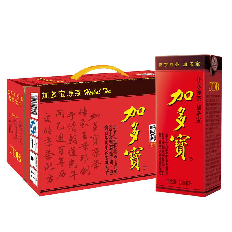 加多宝 凉茶植物饮料利乐包 250ml*24