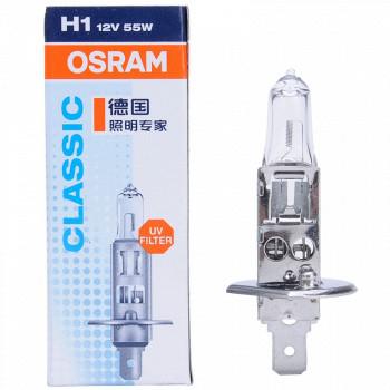 欧司朗(OSRAM)H1汽车灯泡大灯灯泡远光灯近光灯车灯灯泡卤素灯长寿型12V(单支装)5元