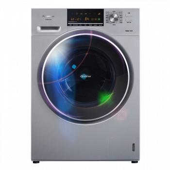 松下（Panasonic）XQG90-E59L2H 9公斤变频 泡沫净滚筒洗衣机 三维立体洗95度高温除菌 银色