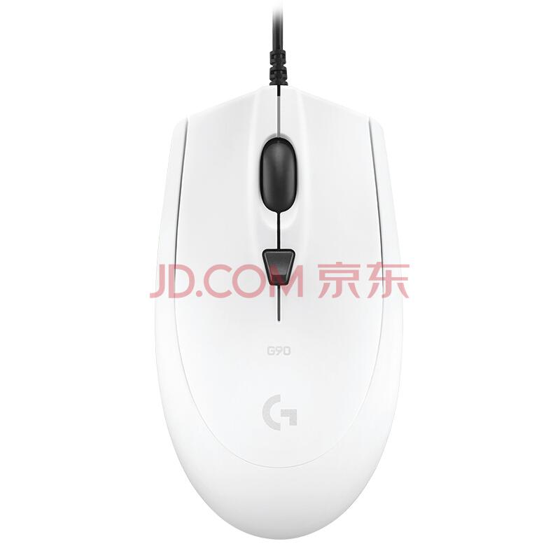 罗技（Logitech）G90 Optical 光电游戏鼠标 (白色）