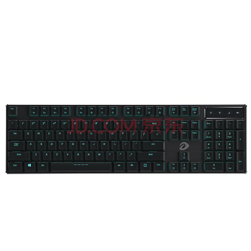 达尔优（dareu）EK820 超薄104键游戏背光办公机械键盘 巧克力红轴319元