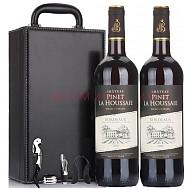 法国进口红酒 波尔多城堡级AOC 拉赛尔城堡干红葡萄酒 双瓶礼盒750ml*2瓶 *4件466元（合116.5元/件）