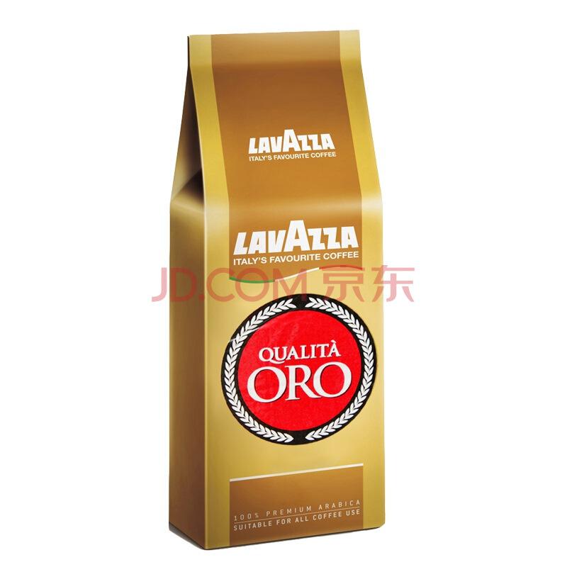 【京东超市】意大利进口 LAVAZZA乐维萨欧罗金咖啡豆250g