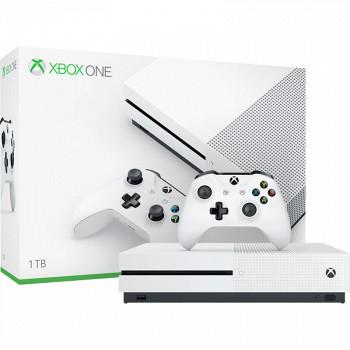 Microsoft 微软 Xbox One S 1TB家庭娱乐游戏机（可配体感） 普通版