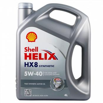 Shell壳牌 Helix HX8灰喜力SN 5W-40全合成润滑油4L德产*3瓶