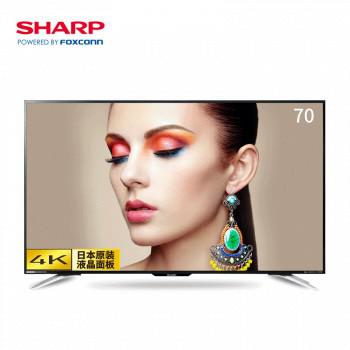 6月16日：Sharp夏普 70英寸4K网络智能液晶电视