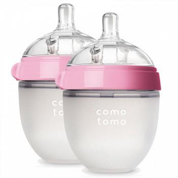 Comotomo可么多么 婴儿硅胶奶瓶150ml两只装
