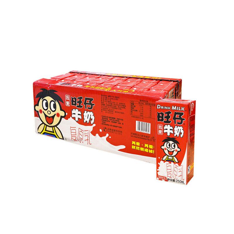 【京东超市】旺旺 旺仔 牛奶 原味 250ml*24