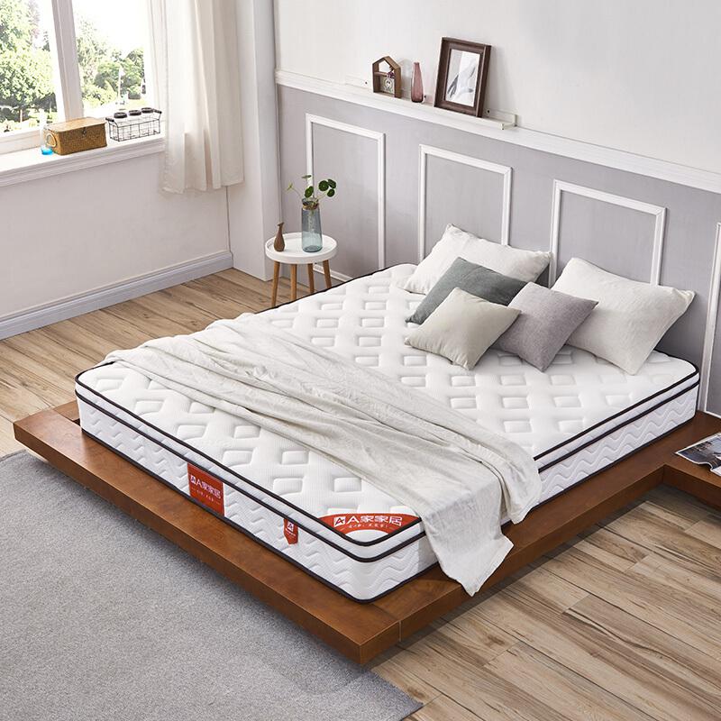 A家家具 床垫 弹簧环保透气椰棕床垫 席梦思双人床垫1.8米 CD100-1801299元