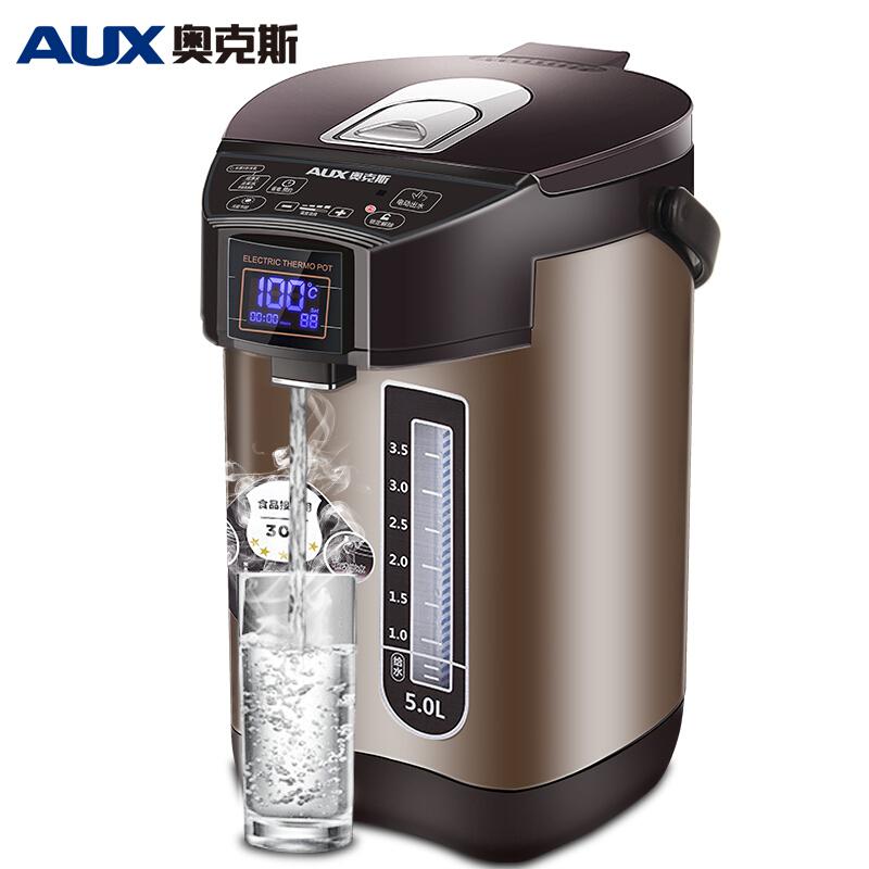 奥克斯（AUX）电热水瓶304不锈钢烧水壶55档调温AUX-85165L电水壶299元