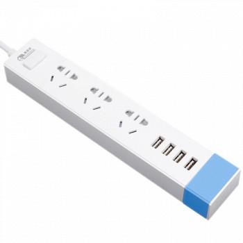 惠爱家 SW-050310 智能USB插座/3孔位插线板/4USB充电排插/ 多功能插排