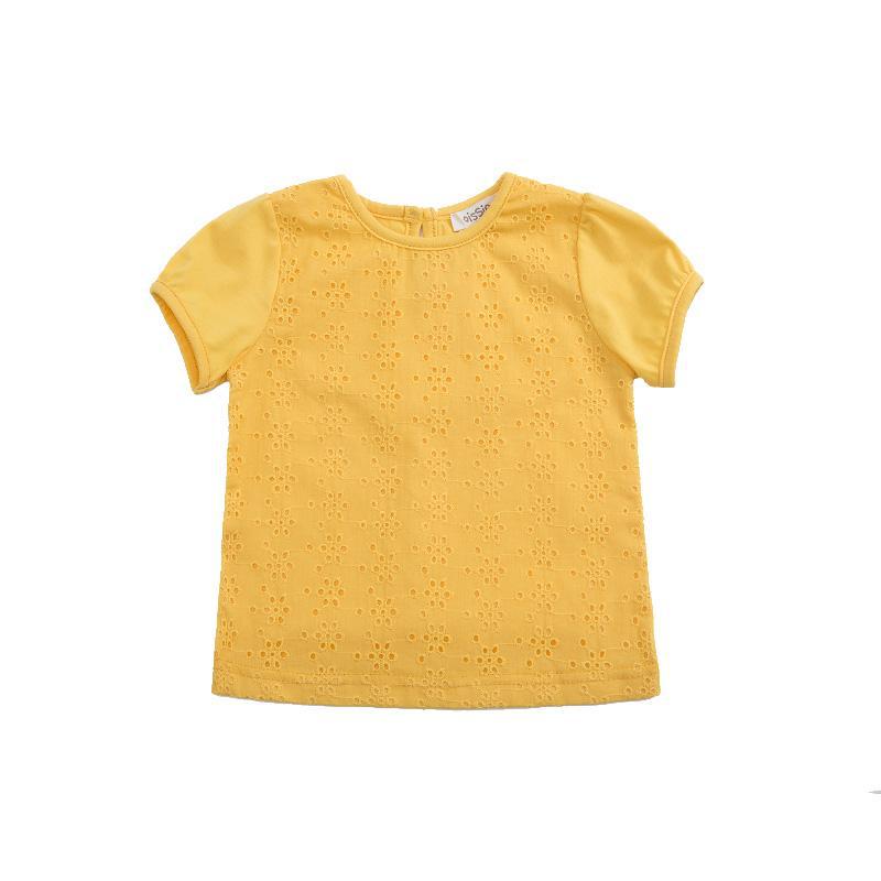 奥伊西 1-4岁宝宝纯棉圆领印花短袖T恤